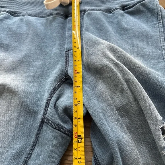 NSF Blue Distressed Joggers - Picture 7 of 8